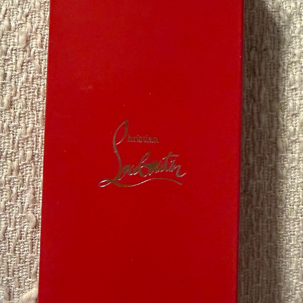 Christian Louboutin Red Box with Gold Logo